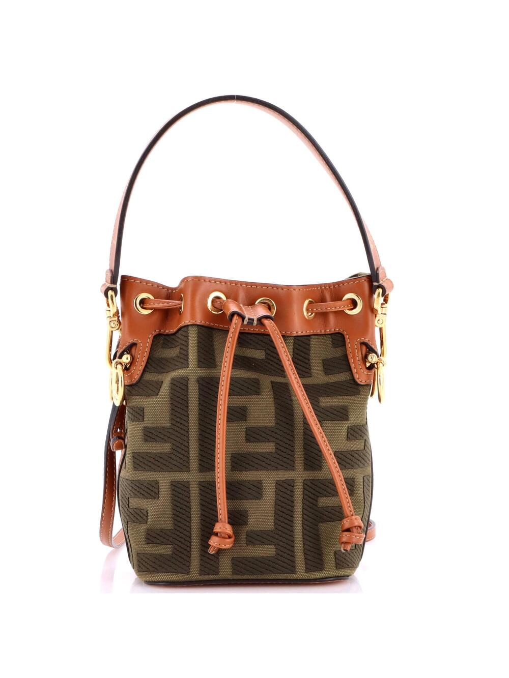 Fendi Mon Tresor Bucket Bag Zucca #377749F19B